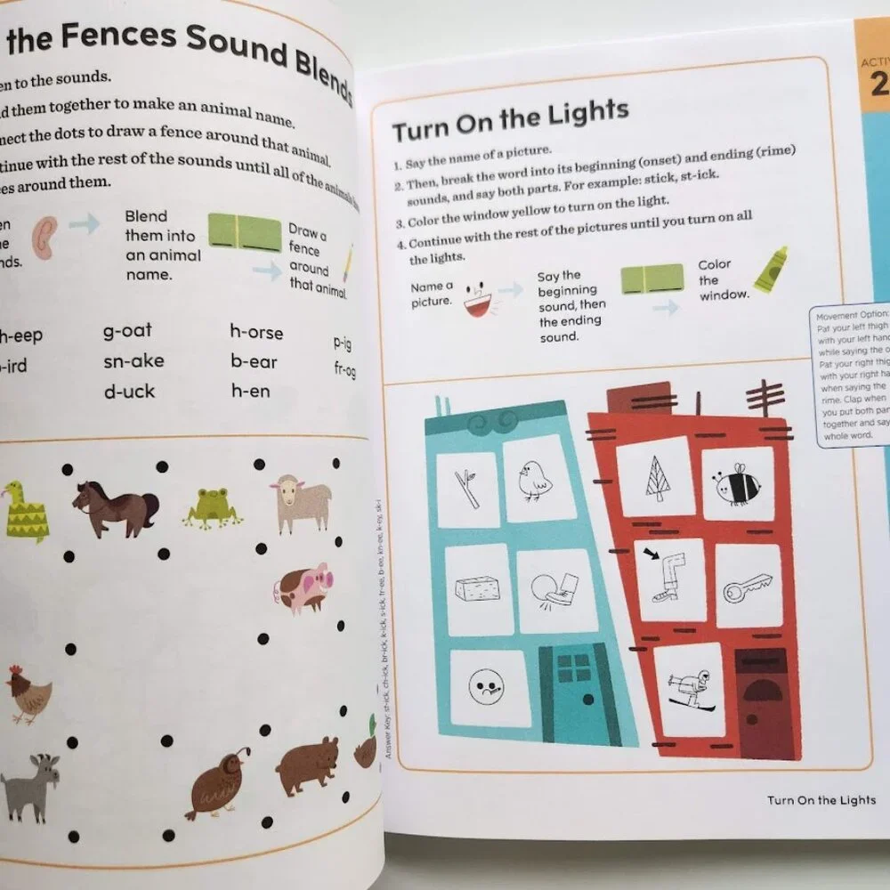 NEW Learn to Read for Kids with Dyslexia Activity Book Workbook 101 Games and Ac